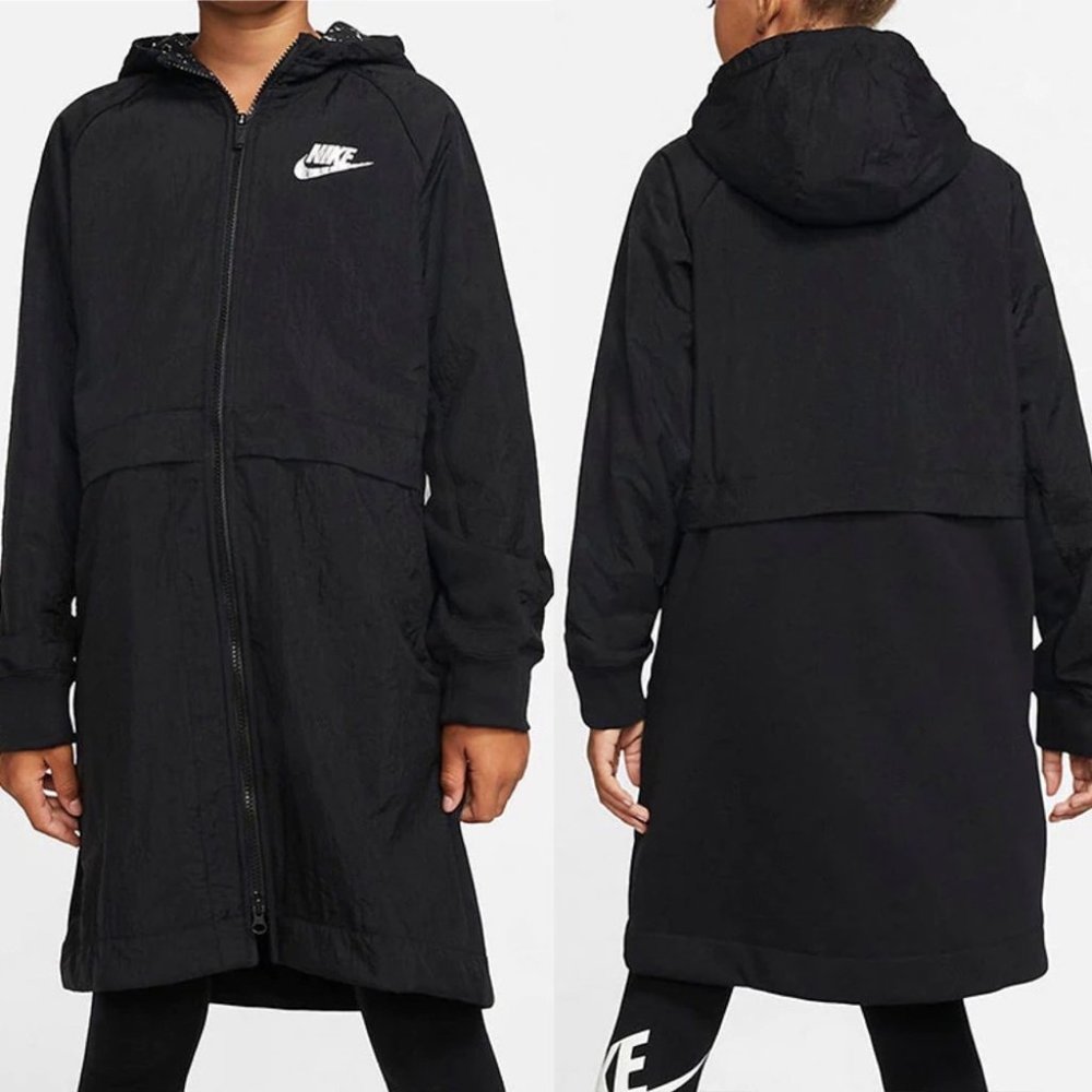 New Nike Fleece Lined Parka / Jacket